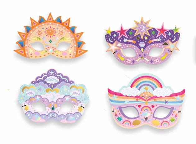 Kit para decorar máscaras "Máscaras Celestes" - Auzou
