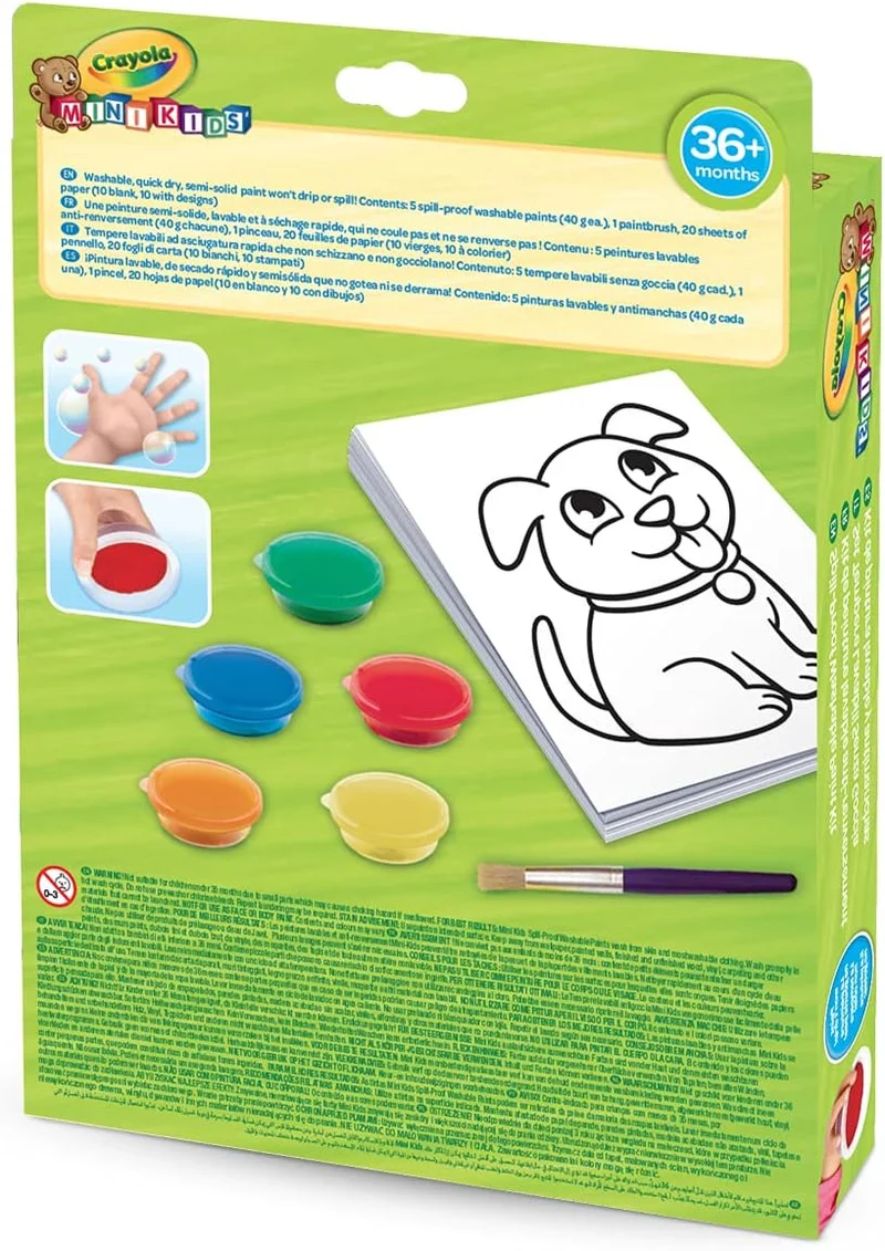 Kit de témperas lavables (Liquidación)