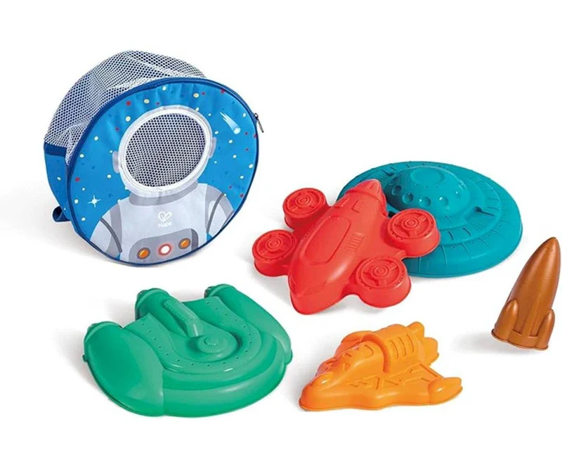 Mochila Antiarena con Moldes de Playa Naves Espaciales - Hape