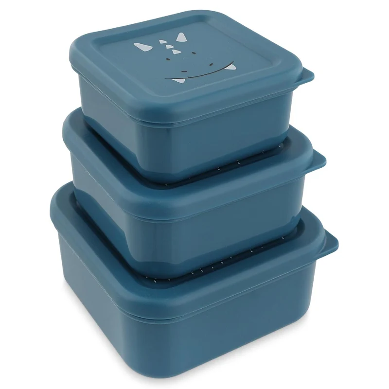 3 Cajas Almuerzo Triceratops - Trixie
