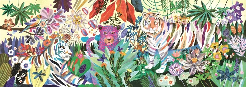 Puzzle Rainbow Tigers - Djeco