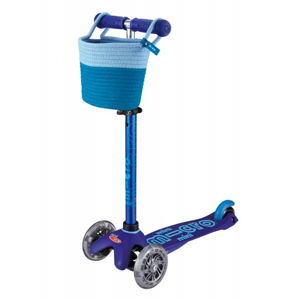 Micro Cesta Azul Accesorio Patinete Micro
