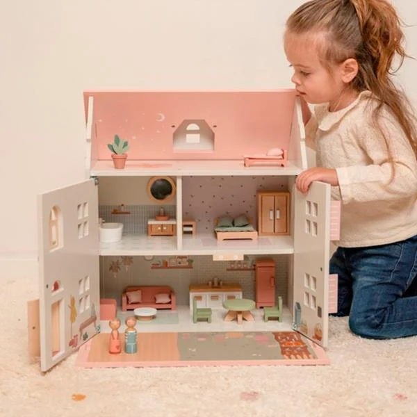 Casa De Muñecas Madera Fsc Little Dutch
