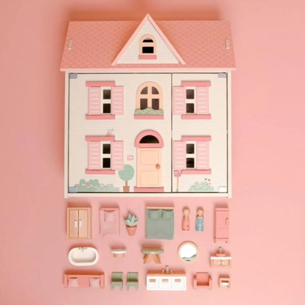 Casa De Muñecas Madera Fsc Little Dutch