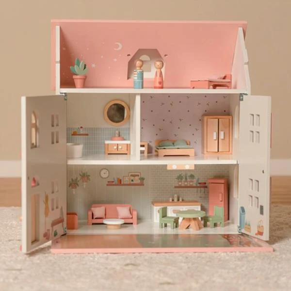 Casa De Muñecas Madera Fsc Little Dutch