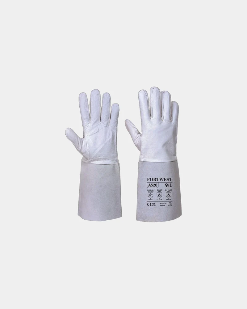 Guantes de soldadura Tig piel cabra para personalizar