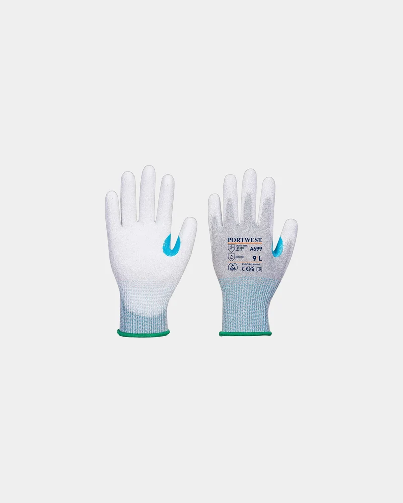 Guante anticorte PU antiestático para personalizar