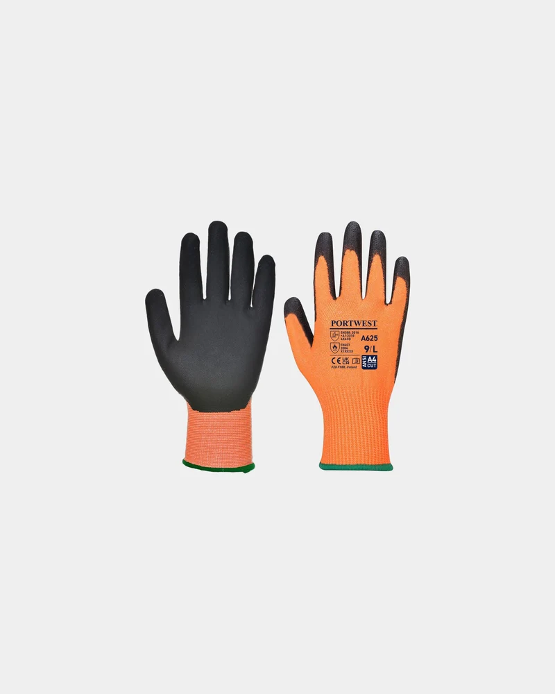 Guantes anticorte PU alta visibilidad para personalizar