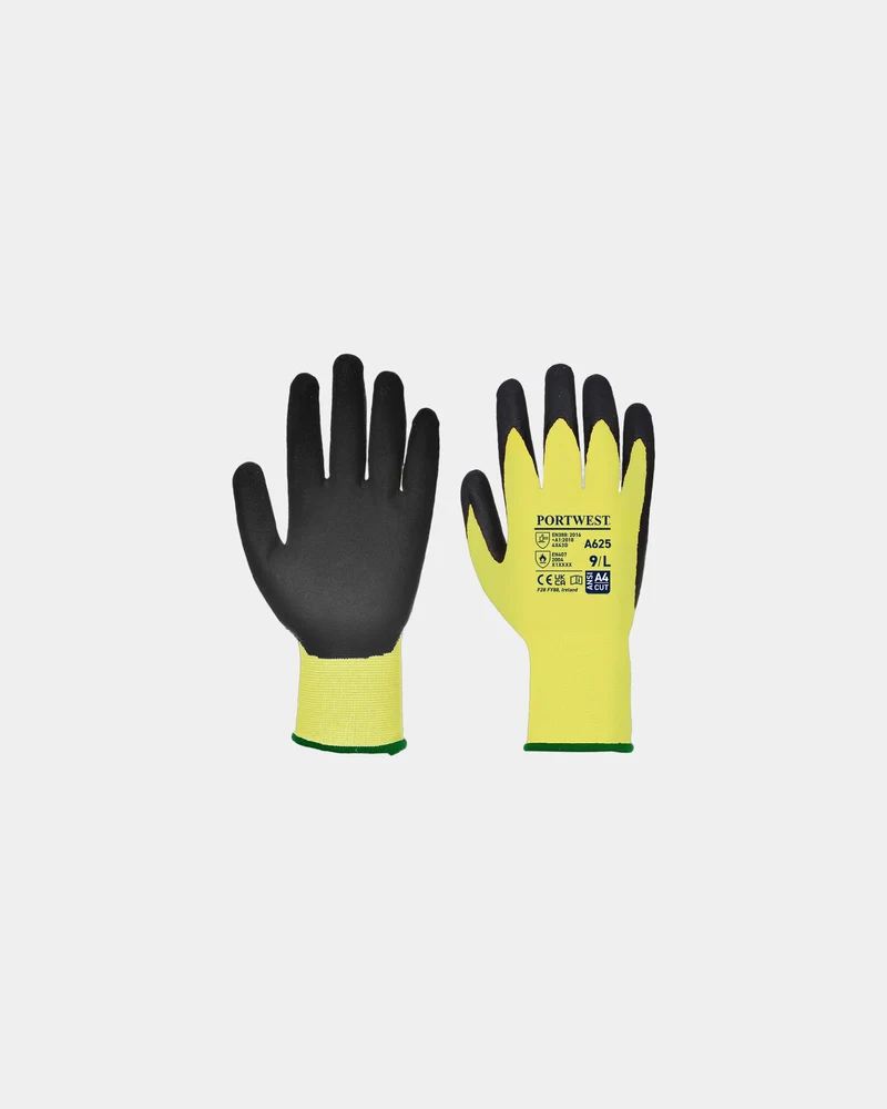 Guantes anticorte PU alta visibilidad para personalizar