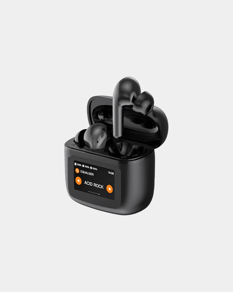 Auriculares ANC con pantalla táctil para personalizar