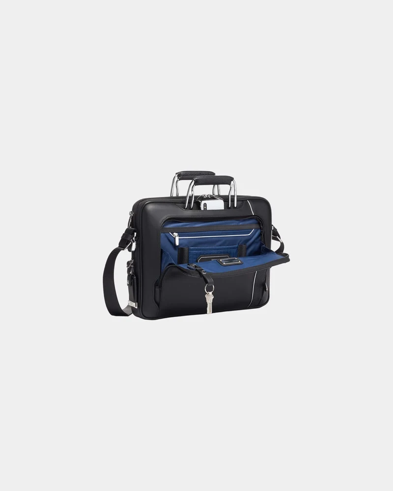 Portadocumentos de cuero Tumi Arrive 7L para personalizar