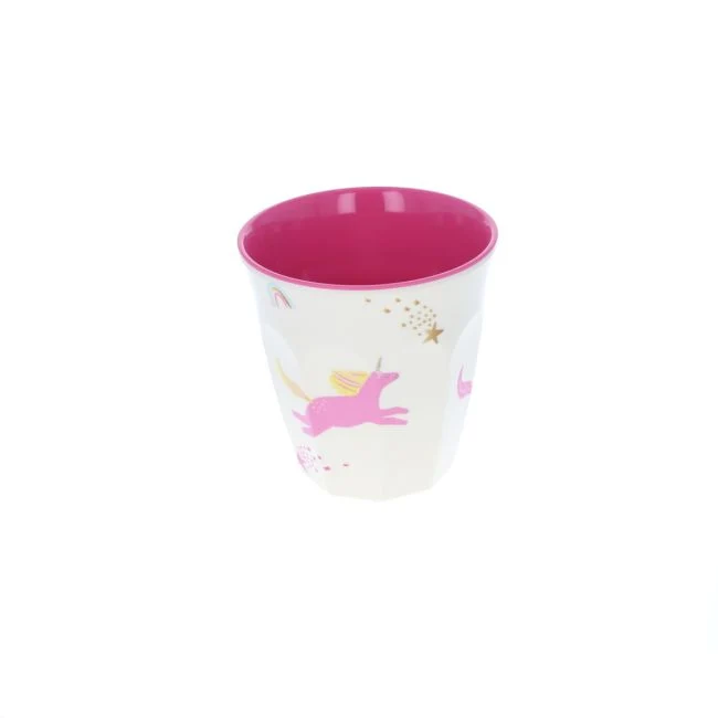 Vaso Infantil Pequeño Melamina Unicornios