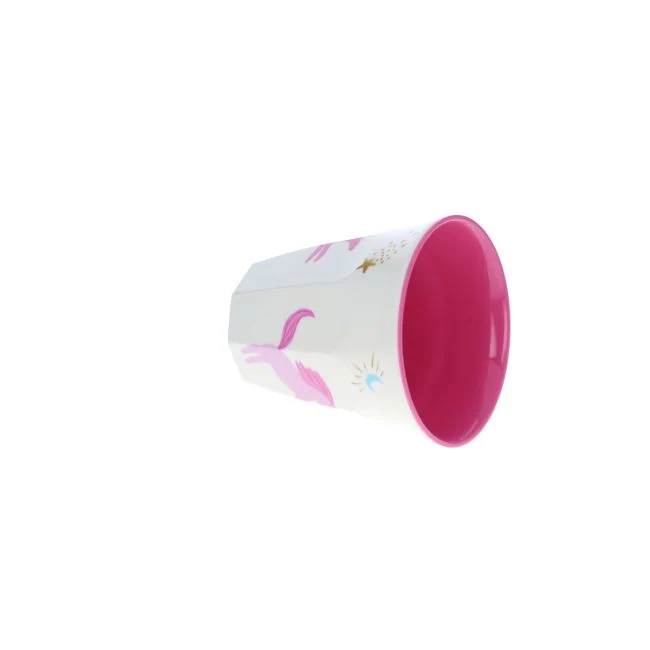 Vaso Infantil Pequeño Melamina Unicornios