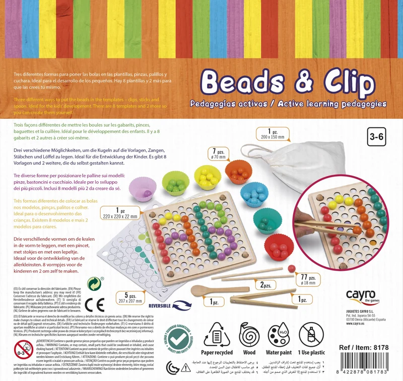Beads & Clip motricidad