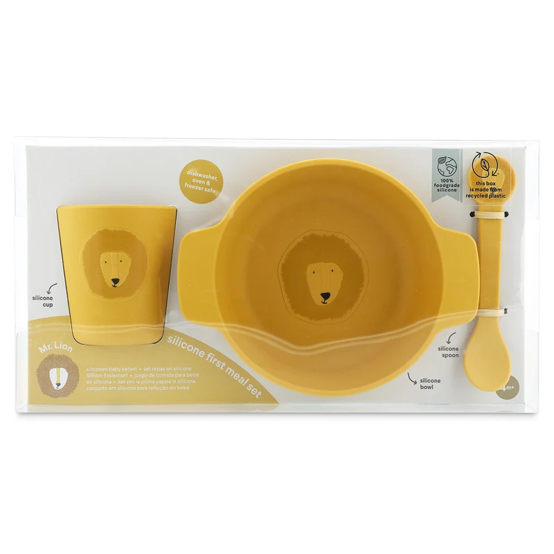 Set vajilla silicona Mr. Lion