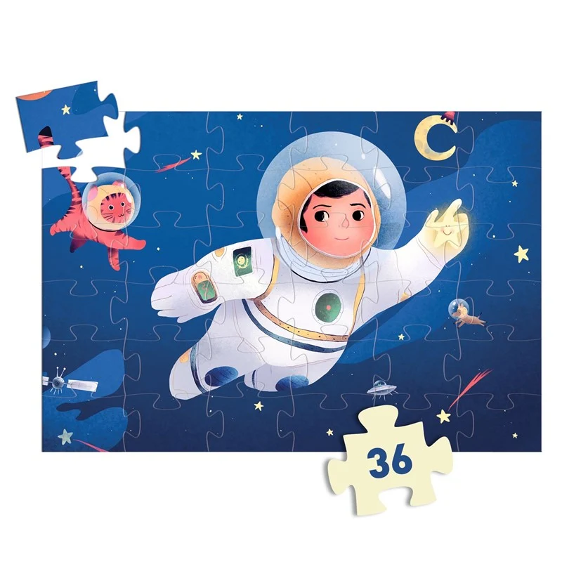 Puzzle silueta Astronauta - Djeco