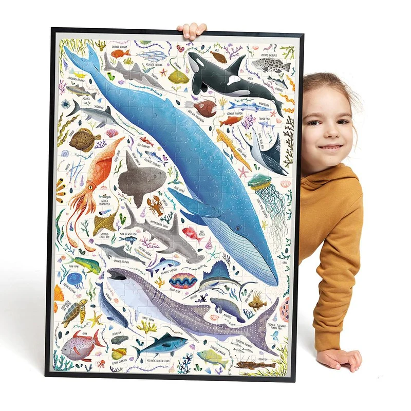 Puzzle animales del océano 200 pzs