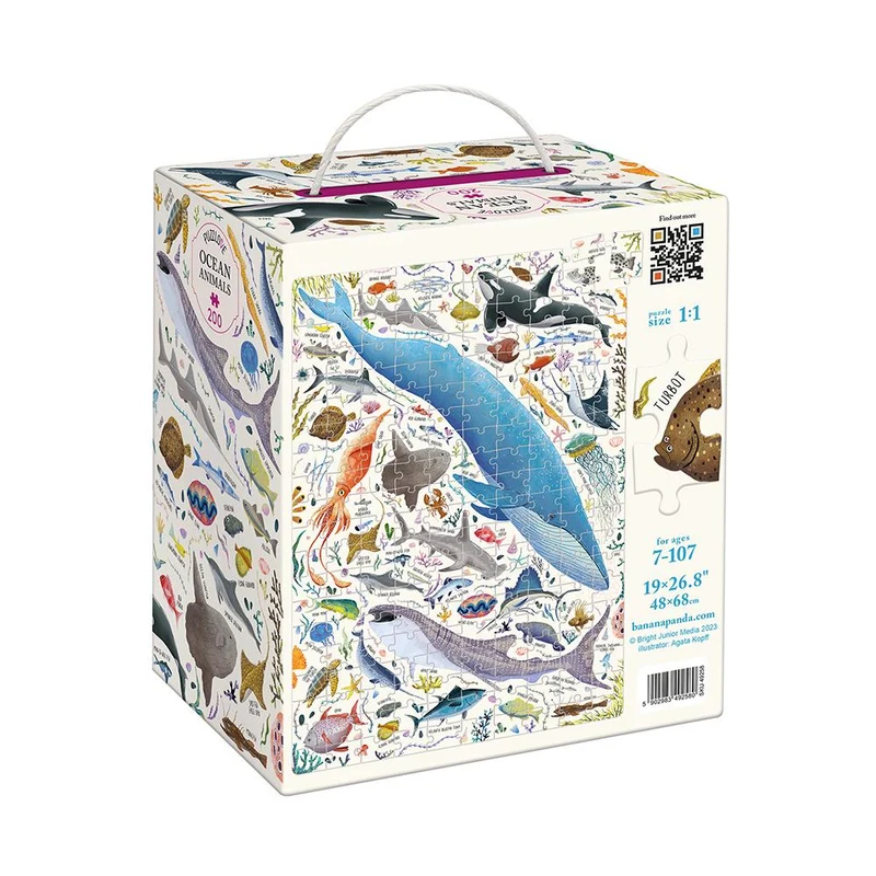 Puzzle animales del océano 200 pzs