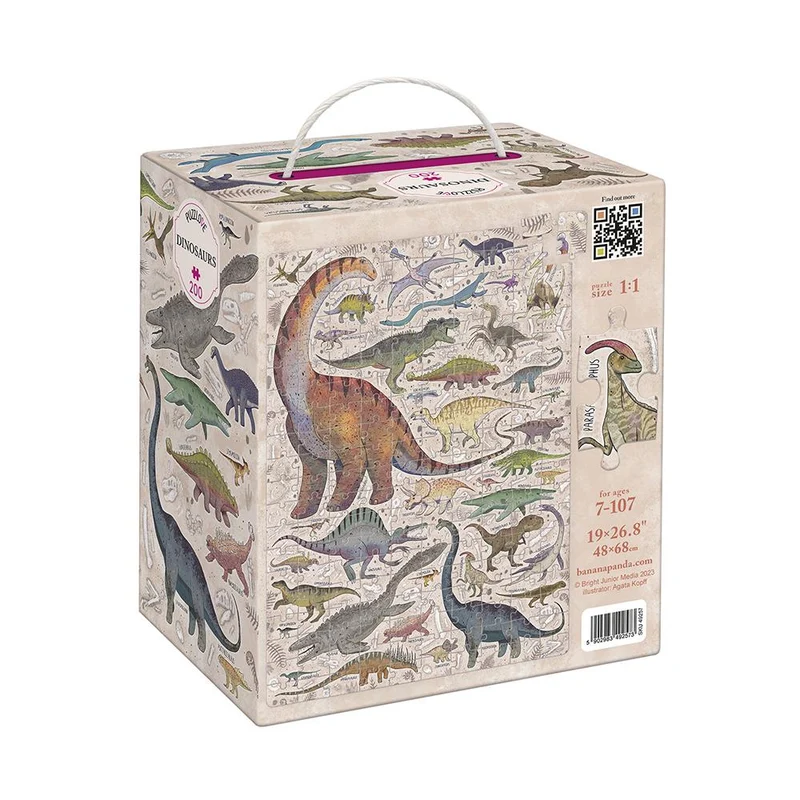 Puzzle dinosaurios 200 pzs