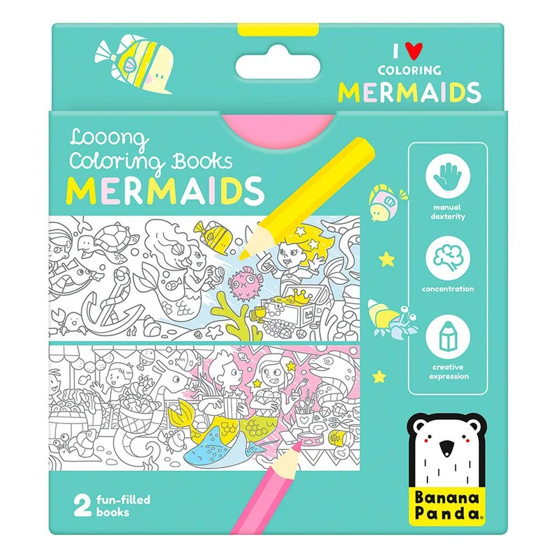 Colorea y aprende con sirenas
