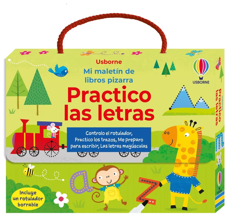 Mi maletín de libros pizarra - Práctico las letras
