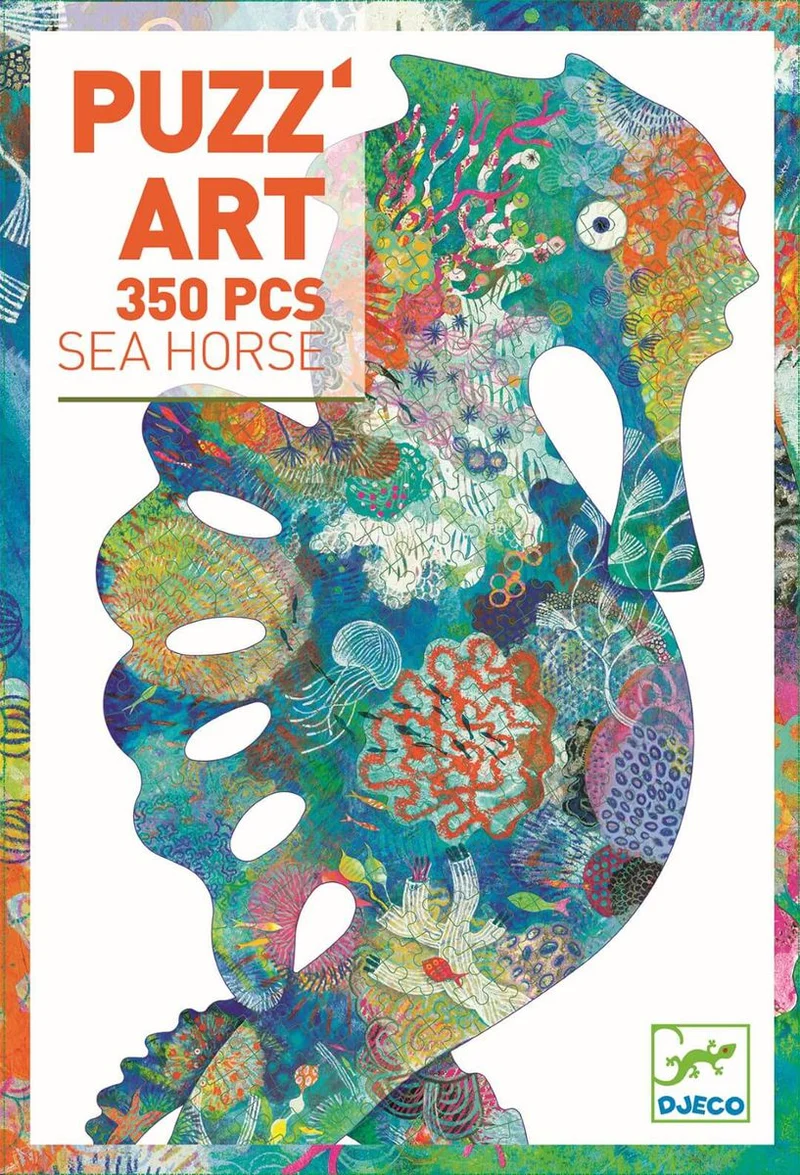 Puzzle Art Caballito de Mar - 350 pzs. - Djeco