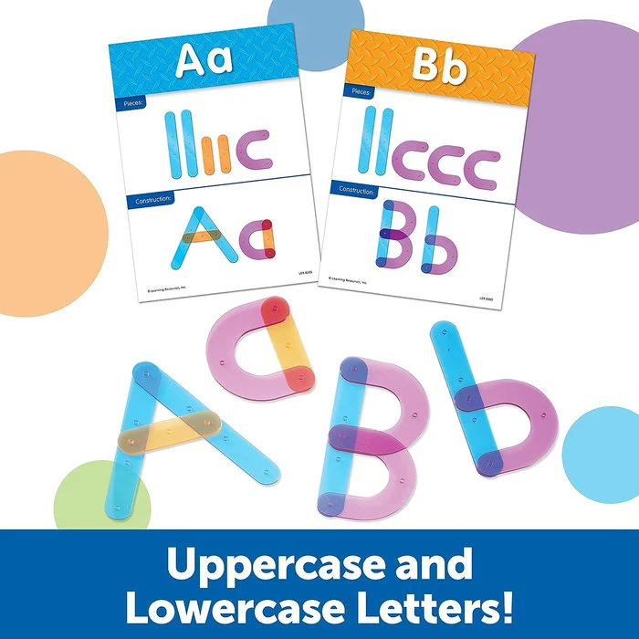 Set de construcción de letras con actividades - Learning Resources