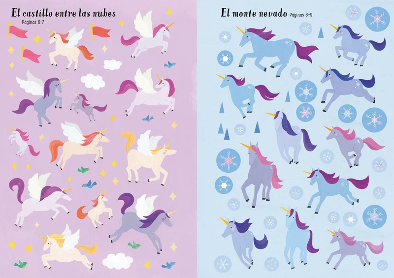 Mi pequeño libro de pegatinas - Unicornios