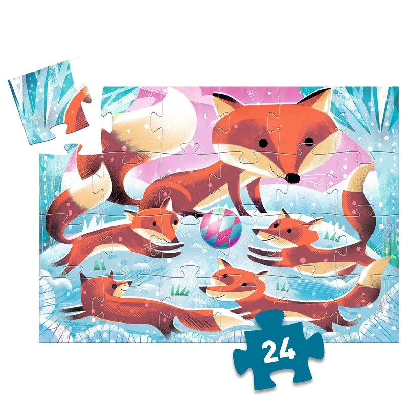 Puzzle silueta Pequeño Zorro - Djeco