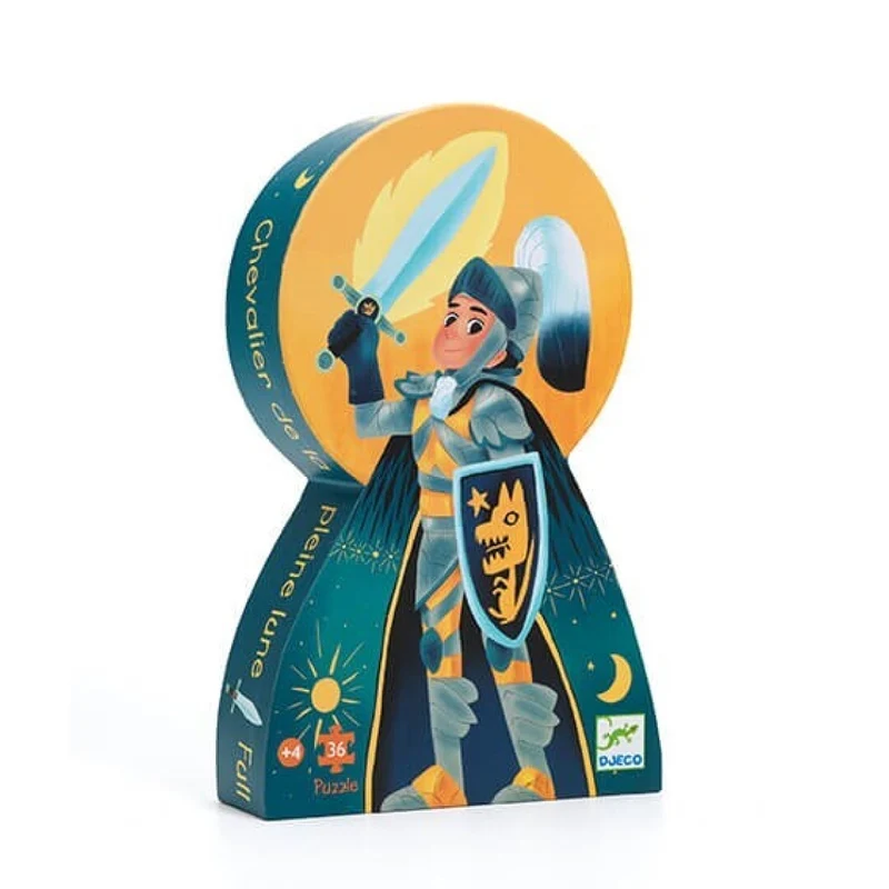 Puzzle silueta El Caballero - Djeco