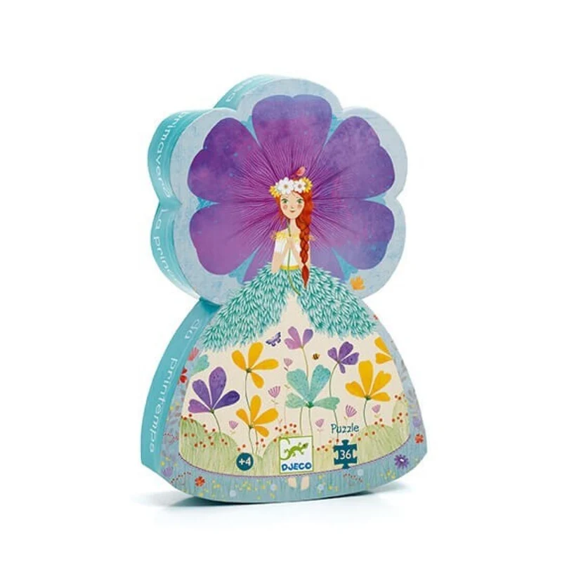Puzzle silueta La Princesa de primavera - Djeco