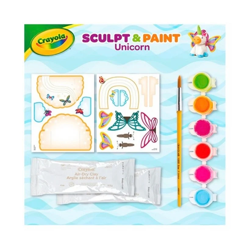 Set Crea y Decora Unicornio con Arcilla Crayola