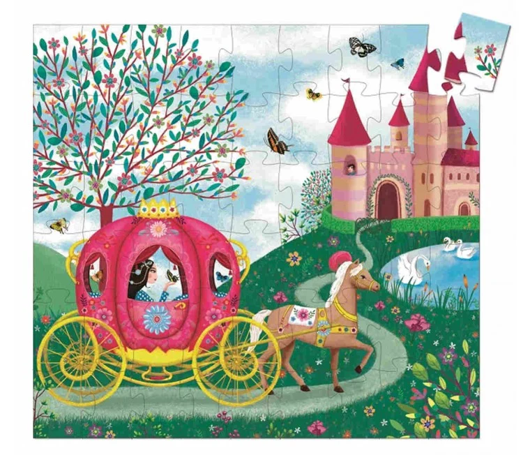 Puzzle Silueta - El Carruaje de Elise - 54 pzs.