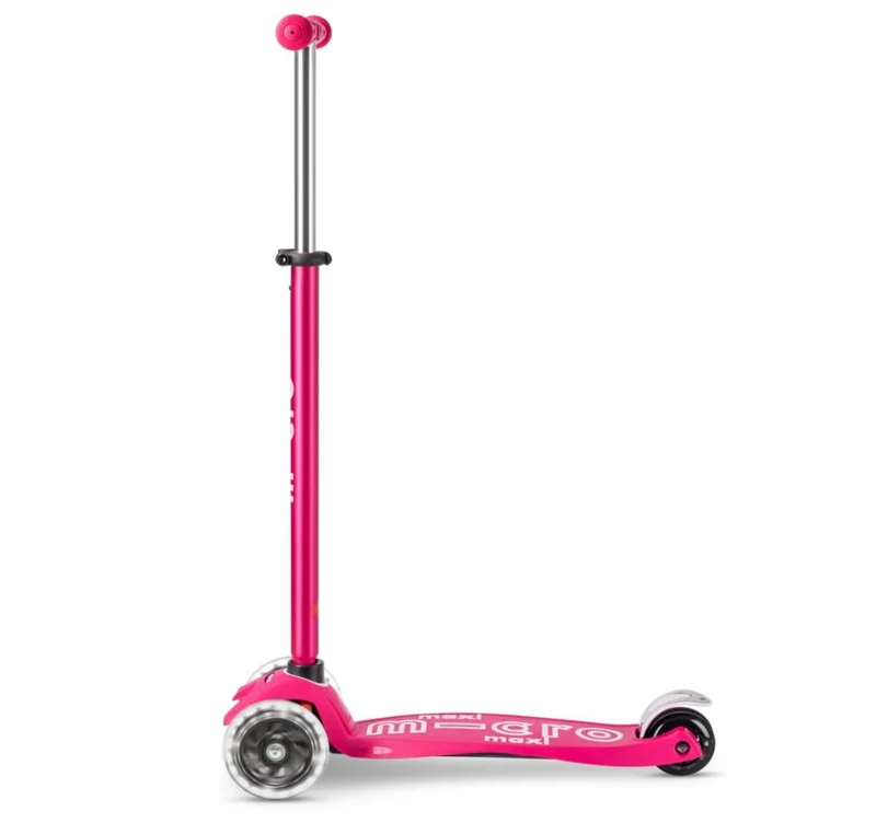 Patinete Maxi Deluxe LED Rosa