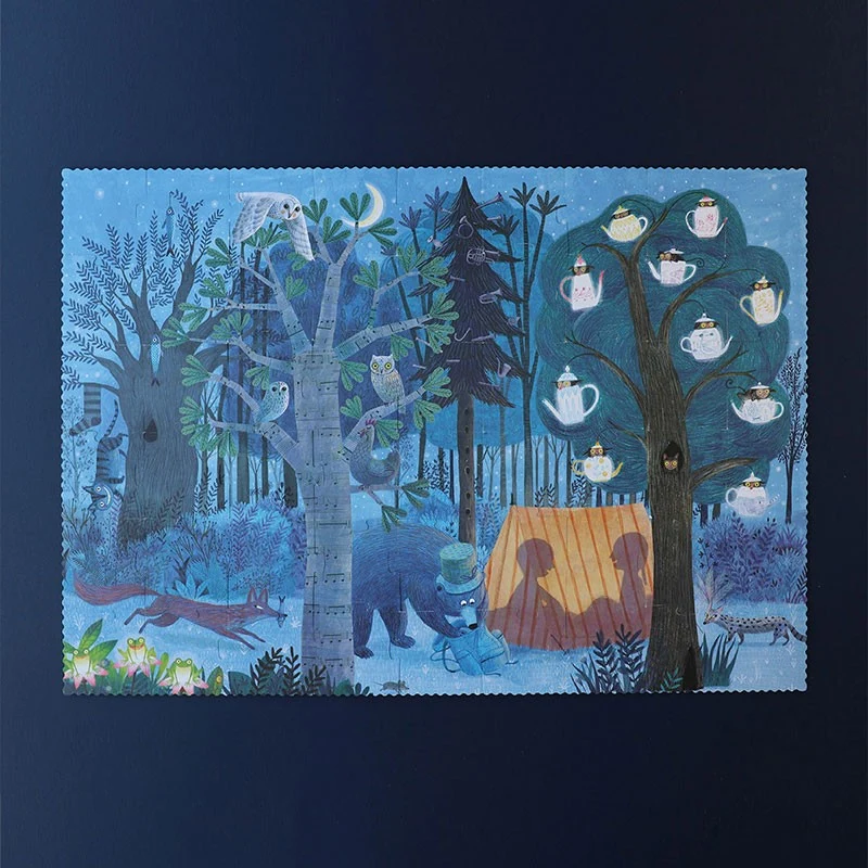 Puzzle Night and Day in the forest - Londji