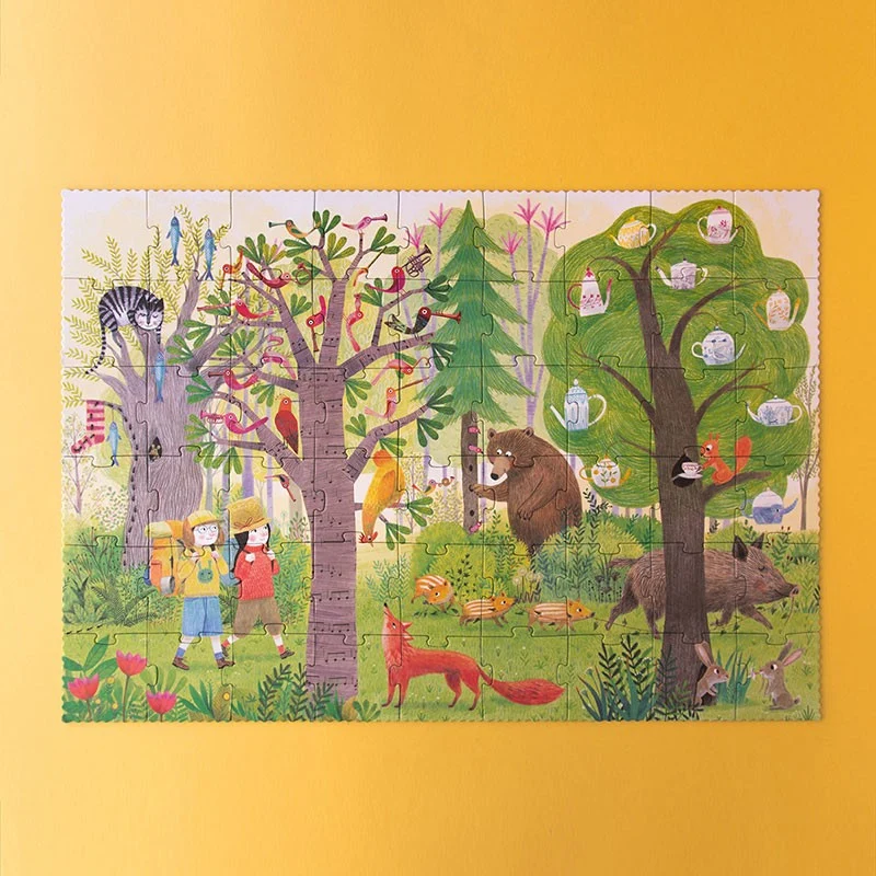 Puzzle Night and Day in the forest - Londji