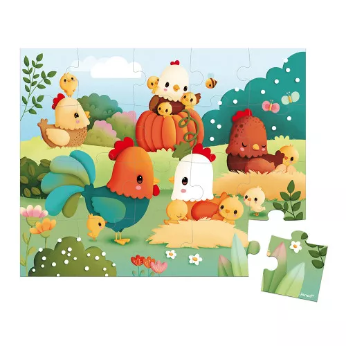 Puzzle Bienvenidos al Corral 20 pzs. - Janod