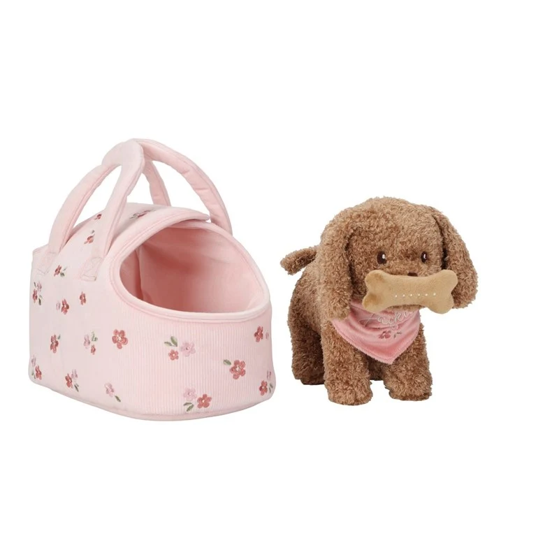 Perrito Peluche Jackie con bolsa - Little Dutch