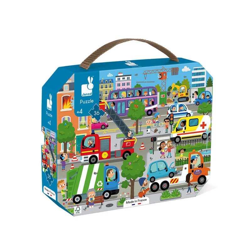 Puzzle Ciudad: 36 piezas - Janod