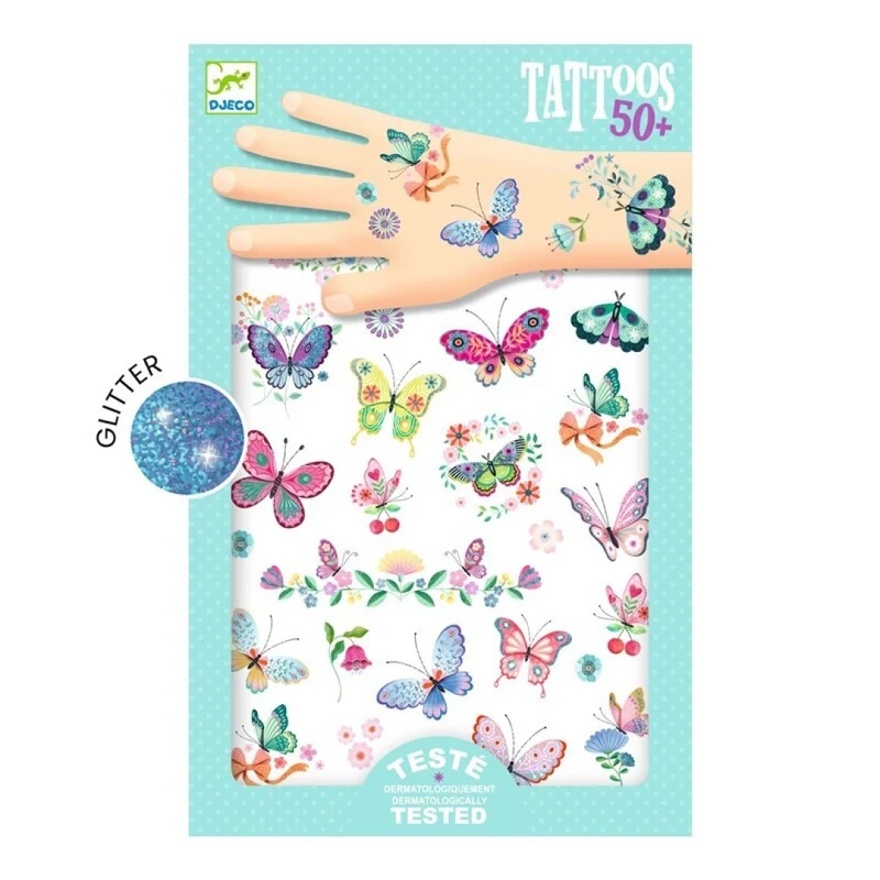 Tatuajes Mariposas de ensueño- Djeco