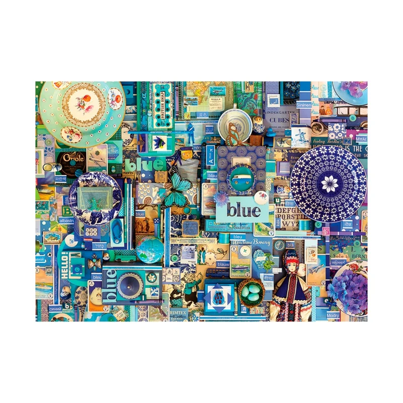 Cobble Hill Rompecabezas Blue 1000 Piezas (80150)