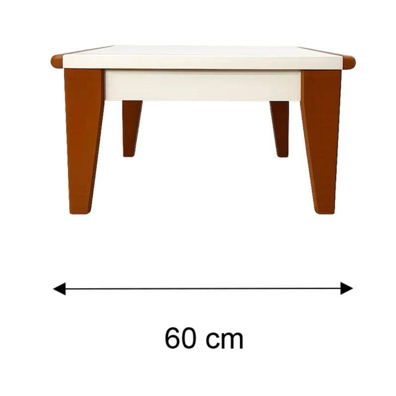 Tokoa Mesa de Centro MDF Rectangular 91cm Off White (17359)
