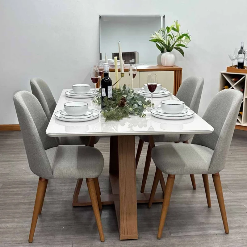 Tokoa Mesa para Comedor MDF 74.5x135x90cm