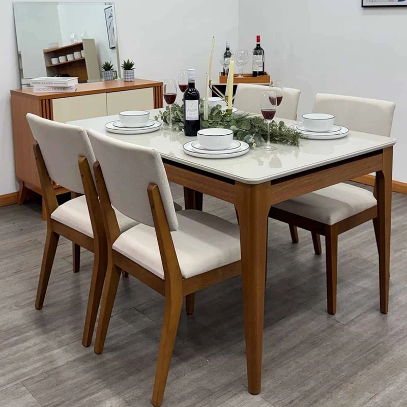 Tokoa Silla para Comedor de Madera Tapizada