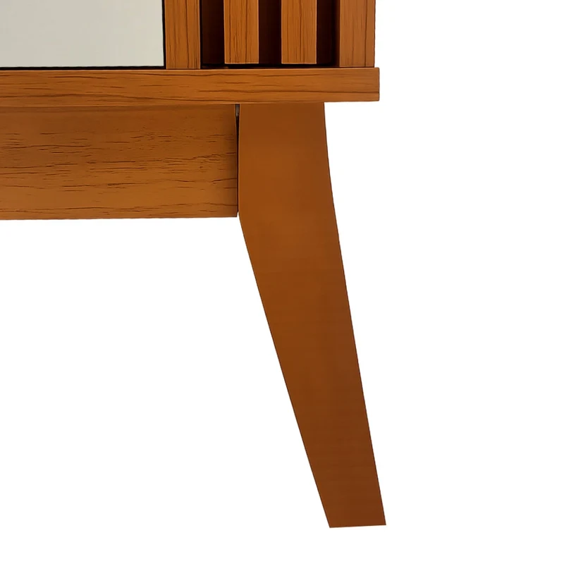 Tokoa Mesa Auxiliar con 2 Puertas 99.5cm Off White (778220)