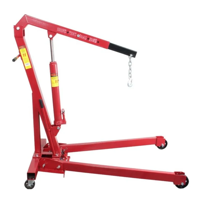 Mikels Pluma Hidráulica Plegable para Motor 1 Tonelada, T-1300