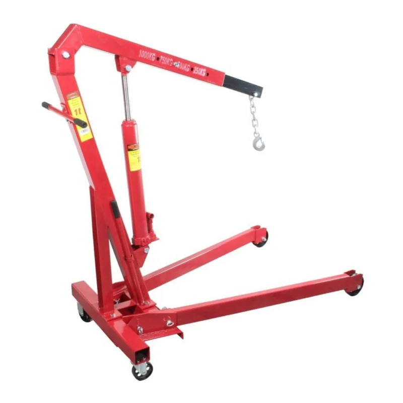 Mikels Pluma Hidráulica Plegable para Motor 1 Tonelada, T-1300