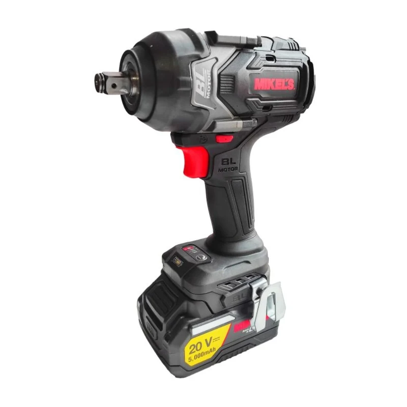 Mikels Pistola de Impacto Inalámbrica Industrial 750Nm 20V, PI-750