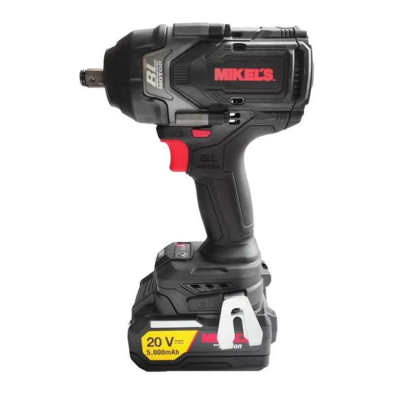 Mikels Pistola de Impacto Inalámbrica Industrial 750Nm 20V, PI-750