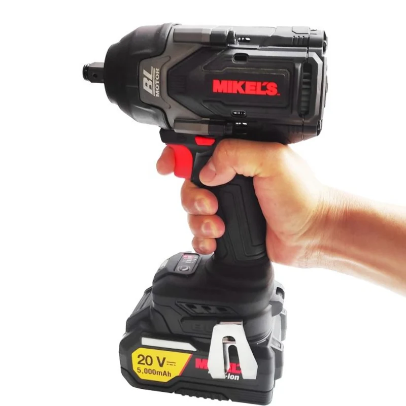 Mikels Pistola de Impacto Inalámbrica Industrial 750Nm 20V, PI-750